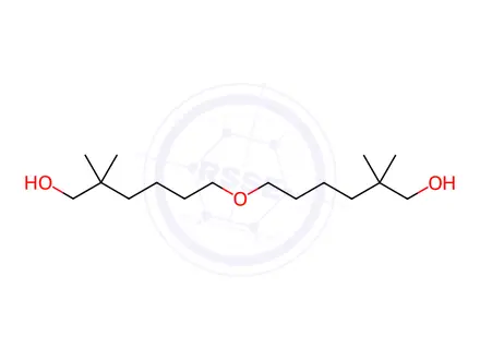 Chemical structure of 1-Hexanol, 6,6'-oxybis[2,2-dimethyl-