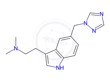 Chemical structure of Rizatriptan