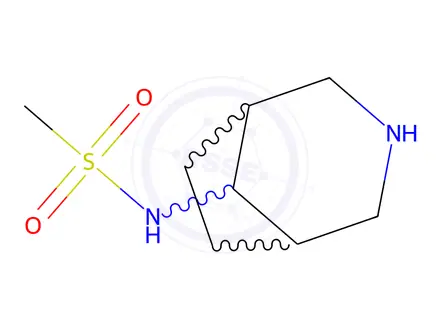 Chemical structure of N-(3-Azabicyclo[3.2.1]octan-8-yl)methanesulfonamide