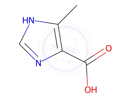 Chemical structure of 4-Methyl-1H-imidazole-5-carboxylic Acid