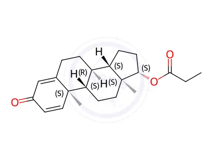 Chemical structure of Testosterone Propionate Impurity 4 (Testosterone Propionate EP Impurity D)