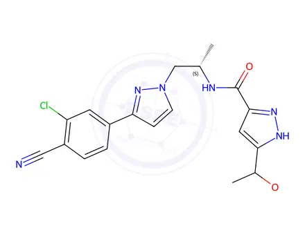 Chemical structure of Darolutamide Impurity 18