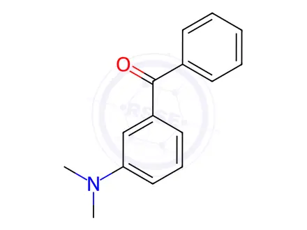 Chemical structure of 3-(Dimethylamino)benzophenone