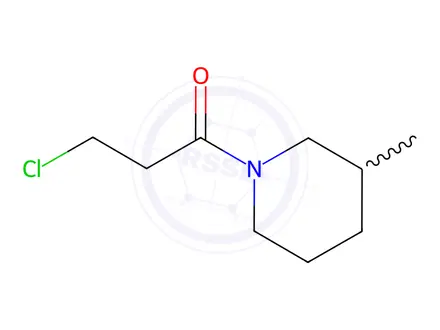 Chemical structure of 1-(3-Chloropropanoyl)-3-methylpiperidine
