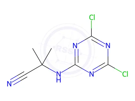 Chemical structure of Cyanazine Impurity 3