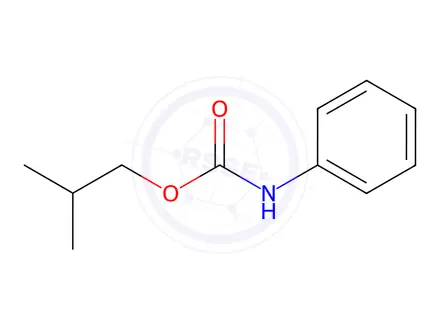 Chemical structure of Carbamic acid, phenyl-,2-methylpropyl ester (9CI)
