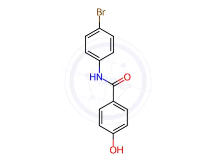 Chemical structure of N-(4-BRomophenyl)-4-hydroxybenzamide