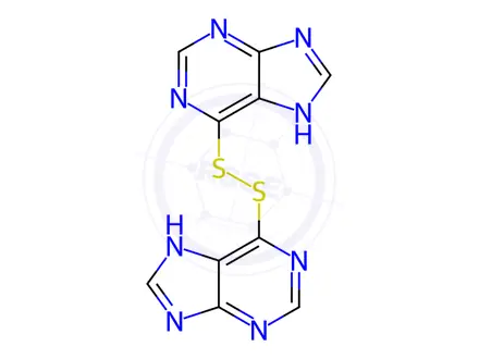 Chemical structure of Mercaptopurine Impurity 2 (Mercaptopurine EP Impurity D)
