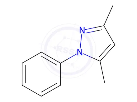 Chemical structure of 3,5-DIMETHYL-1-PHENYLPYRAZOLE