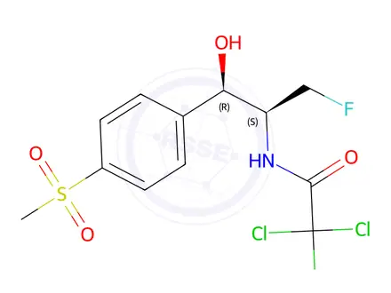Chemical structure of Florfenicol Impurity 8