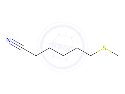 Chemical structure of 6-(methylthio)hexanenitrile