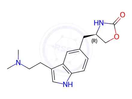 Chemical structure of Zolmitriptan R-Isomer