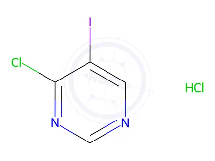 Chemical structure of 4-Chloro-5-iodopyrimidine hydrochloride
