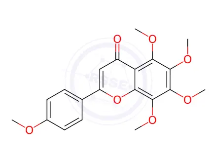 Chemical structure of Tangeretin