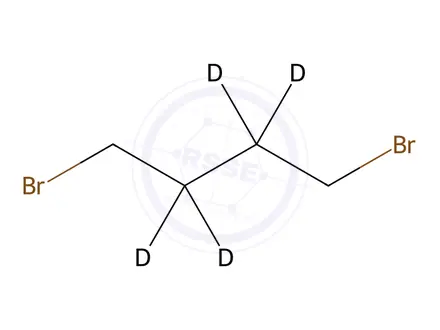 Chemical structure of 1,4-Dibromobutane-2,2,3,3-d4