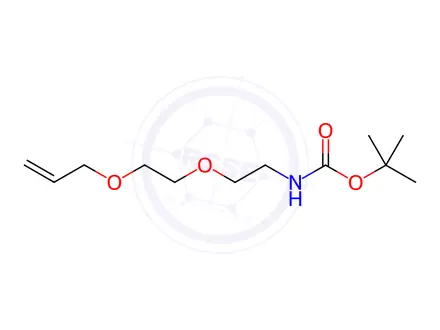 Chemical structure of BOC-NH-PEG2-propene