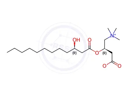 Chemical structure of [(3R)-3-Hydroxydodecanoyl]-L-carnitine