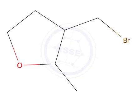Chemical structure of 3-(bromomethyl)-2-methyloxolane