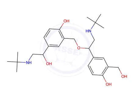 Chemical structure of Salbutamol Impurity 215