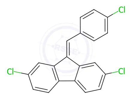 Chemical structure of Lumefantrine DCF- Derivative