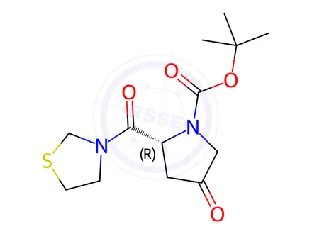 Chemical structure of Teneligliptan R-Isomer