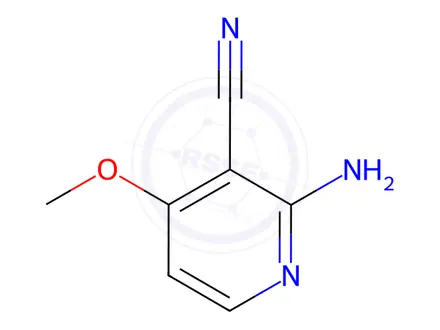 Chemical structure of 2-Amino-4-methoxynicotinonitrile