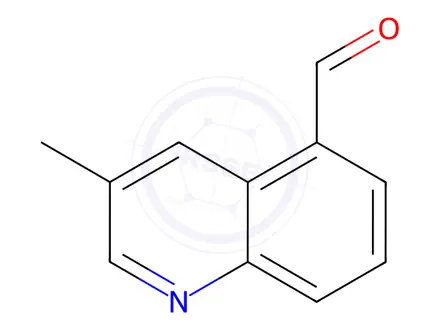 Chemical structure of 3-Methyl-5-quinolinecarboxaldehyde