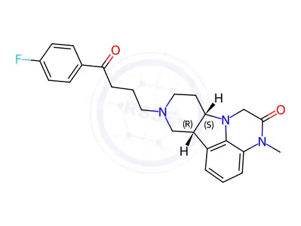 Chemical structure of Lumateperone Ketone Impurity