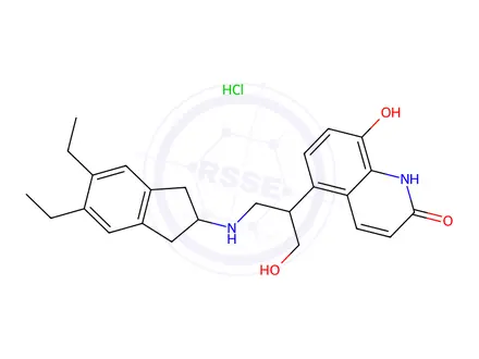 Chemical structure of Indacaterol Impurity 46 HCl