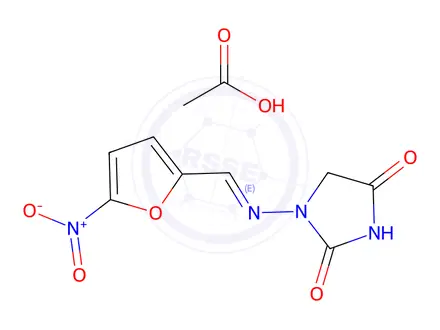 Chemical structure of Nitrofurantoin Impurity 3