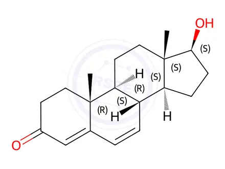 Chemical structure of Testosterone Impurity 9 (Testosterone EP Impurity I)