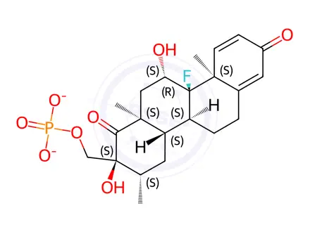 Chemical structure of Betamethasone Sodium Phosphate Ring Rearrangement Impurity(Sodium salt)