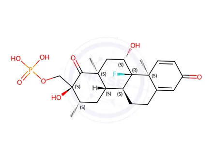 Chemical structure of Betamethasone Sodium Phosphate Ring Rearrangement Impurity