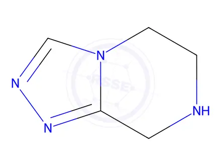 Chemical structure of 5,6,7,8-Tetrahydro[1,2,4]triazolo[4,3-a]pyrazine Dihydrochloride