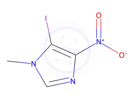 Chemical structure of 5-Iodo-1-methyl-4-nitro-1H-imidazole