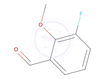 Chemical structure of 3-Fluoro-2-methoxybenzaldehyde