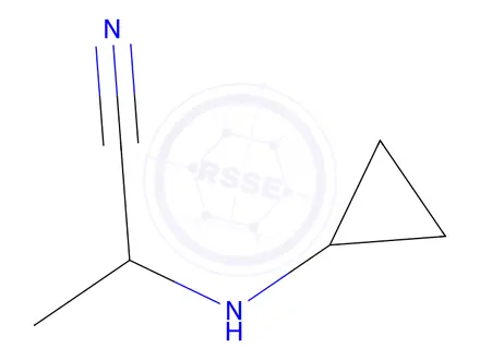 Chemical structure of 2-(Cyclopropylamino)propanenitrile