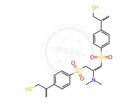 Chemical structure of Bensultap Impurity 20