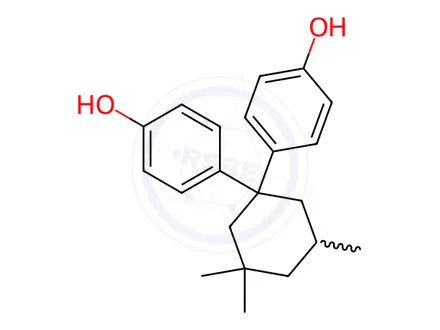 Chemical structure of Bisphenol TMC