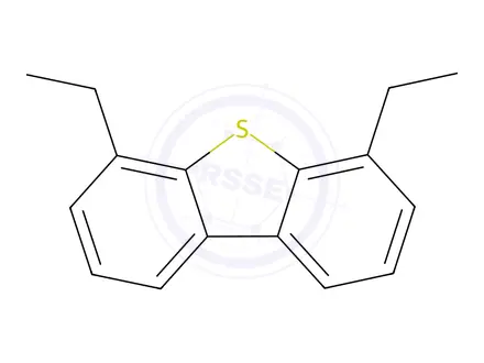 Chemical structure of 4 6-DIETHYLDIBENZOTHIOPHENE 97