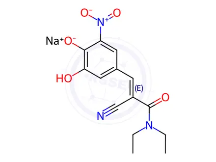 Chemical structure of Entacapone (sodiuM salt)