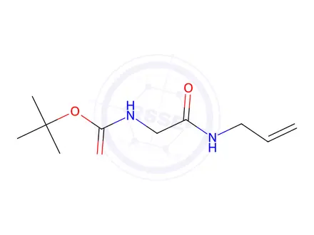 Chemical structure of tert-Butyl (2-(allylamino)-2-oxoethyl)carbamate