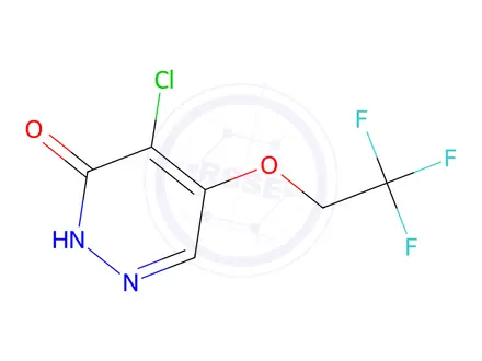 Chemical structure of 4-Chloro-5-(2,2,2-trifluoroethoxy)pyridazin-3(2H)-one