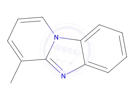 Chemical structure of Pyrido[1,2-a]benzimidazole, 4-methyl-(8CI,9CI)