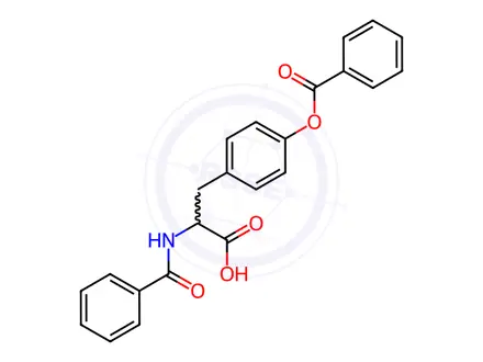 Chemical structure of N,O-Dibenzoyltyrosine