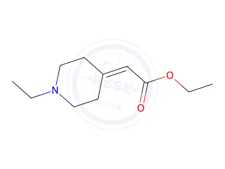 Chemical structure of Ethyl 2-(1-ethylpiperidin-4-ylidenE)acetate