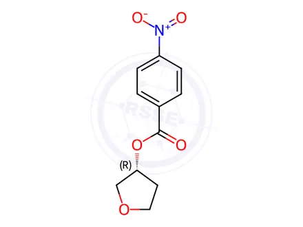 Chemical structure of (R)-Tetrahydrofuran-3-yl 4-nitrobenzoate