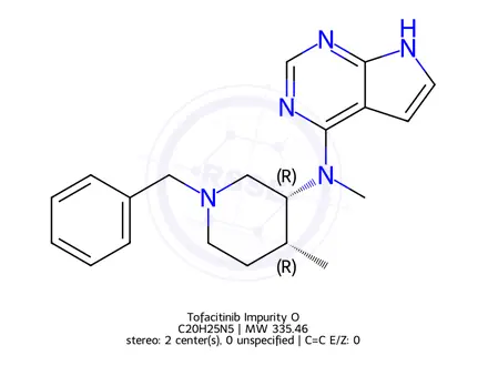 Chemical structure of Tofacitinib Impurity 398