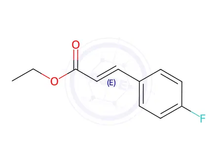 Chemical structure of Ethyl (E)-3-(4-fluorophenyl)acrylate