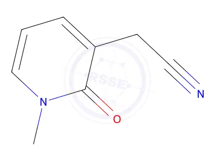 Chemical structure of 2-(1-Methyl-2-oxo-1,2-dihydropyridin-3-yl)acetonitrile